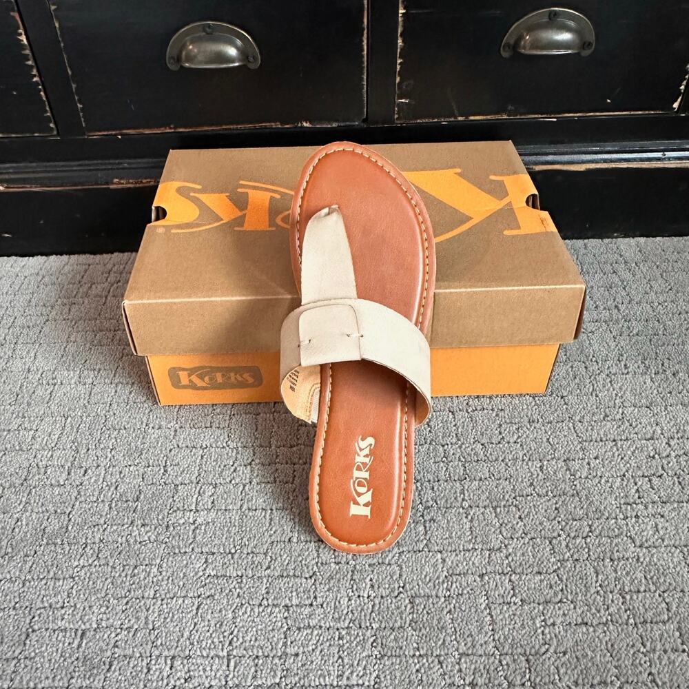 Korks 10 Dawn Thong Sandals Natural